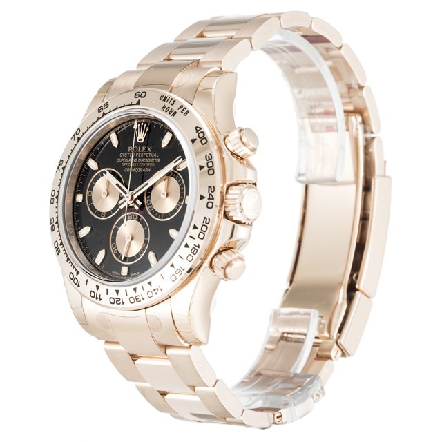 Replica Rolex Daytona 40mm Black Dial 116505