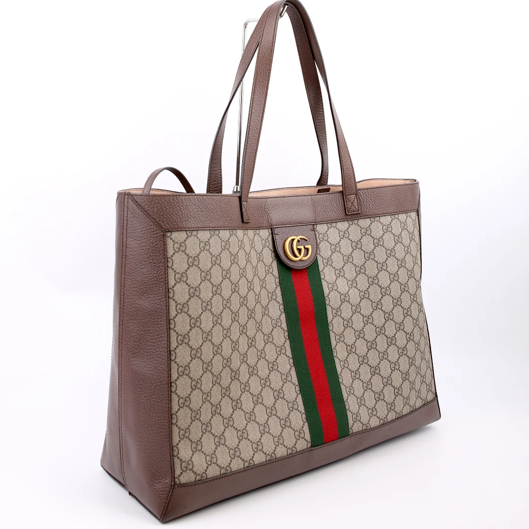 547947 Ophidia Soft GG Supreme Medium Tote Brown
