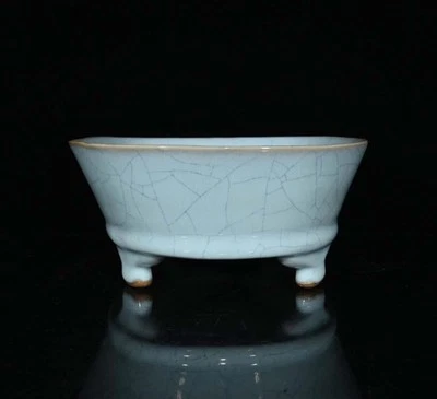 Old Chinese Ru Yao Ru Kiln Flower Pot N4292
