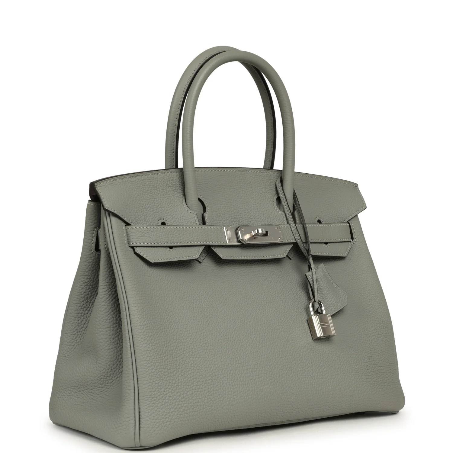 HERMÈS Birkin 30 Gris Mouette Togo Palladium Hardware