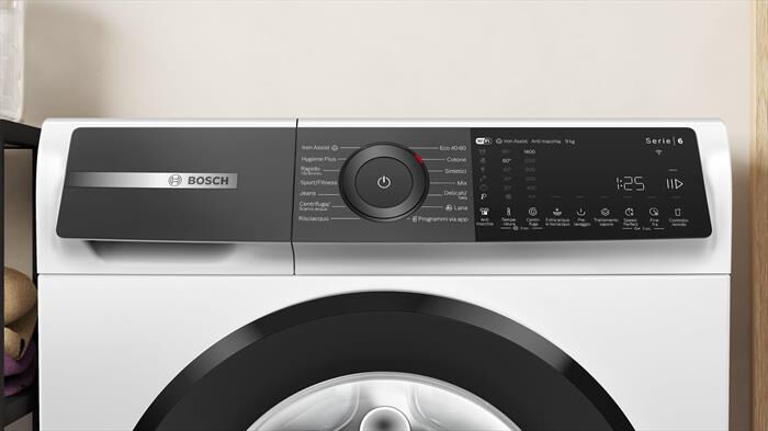 BOSCH - Lavatrice Serie 6 WGH24400IT 9Kg 1400g/m Classe A-BIANCA