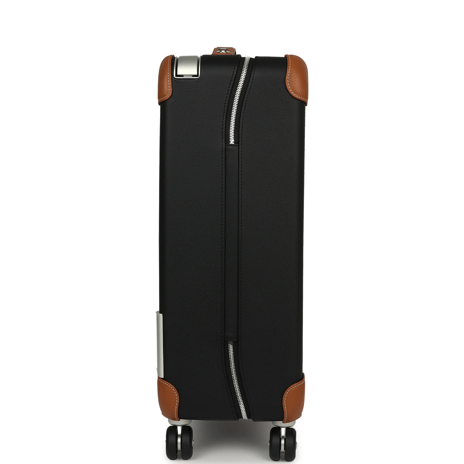 Hermes R.M.S. Cabine Rolling Suitcase Écru, Black Plume H Canvas, Fauve, Black Régate Palladium Hardware
