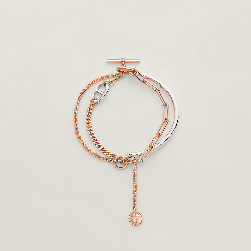 Mix and H bracelet, large model