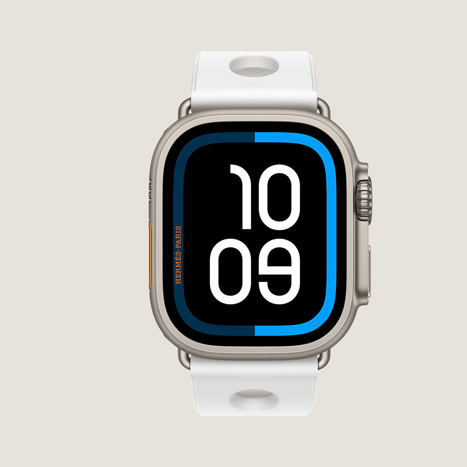 Ultra 3 case & Band Apple Watch Hermès Single Tour 49 mm Scub'H Diving