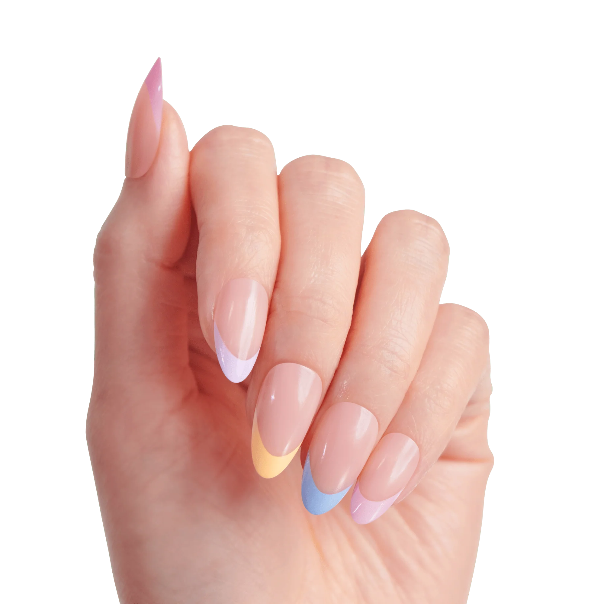 KISS Voguish Fantasy Press On Glue Nails - Sugar Spin