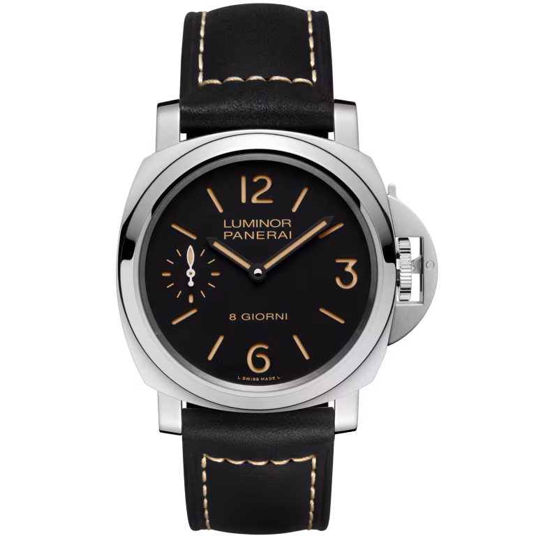 【7A Quality】Panerai Luminor 8 Giorni Black 44mm PAM00915