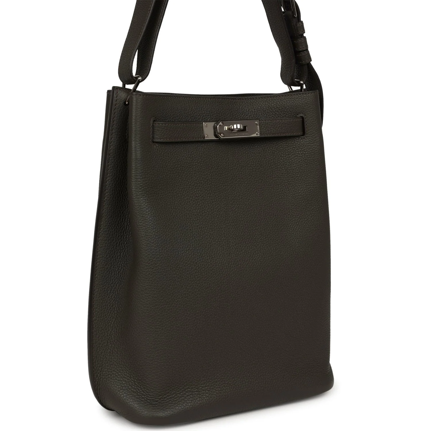 HERMÈS So Kelly 22 Vert De Gris Togo Palladium Hardware