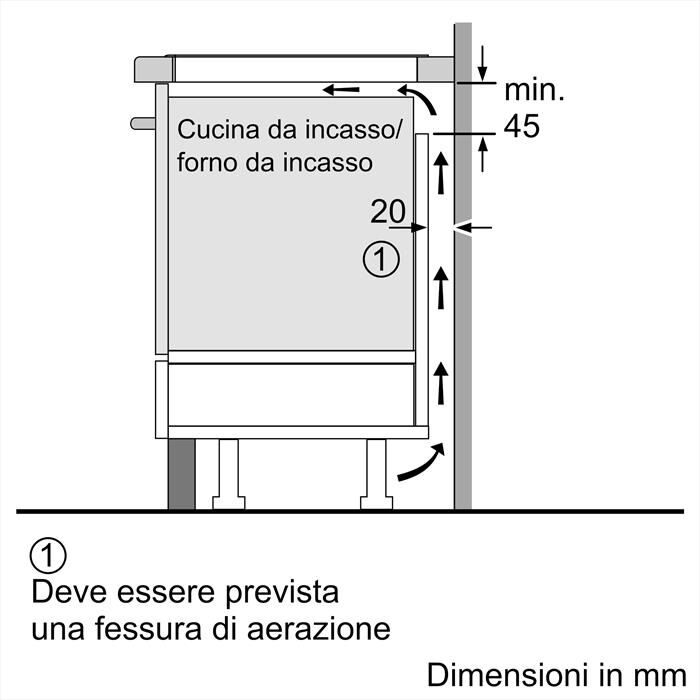 BOSCH - Piano cottura induzione PVS83KHC1Z 80,2 cm-Nero
