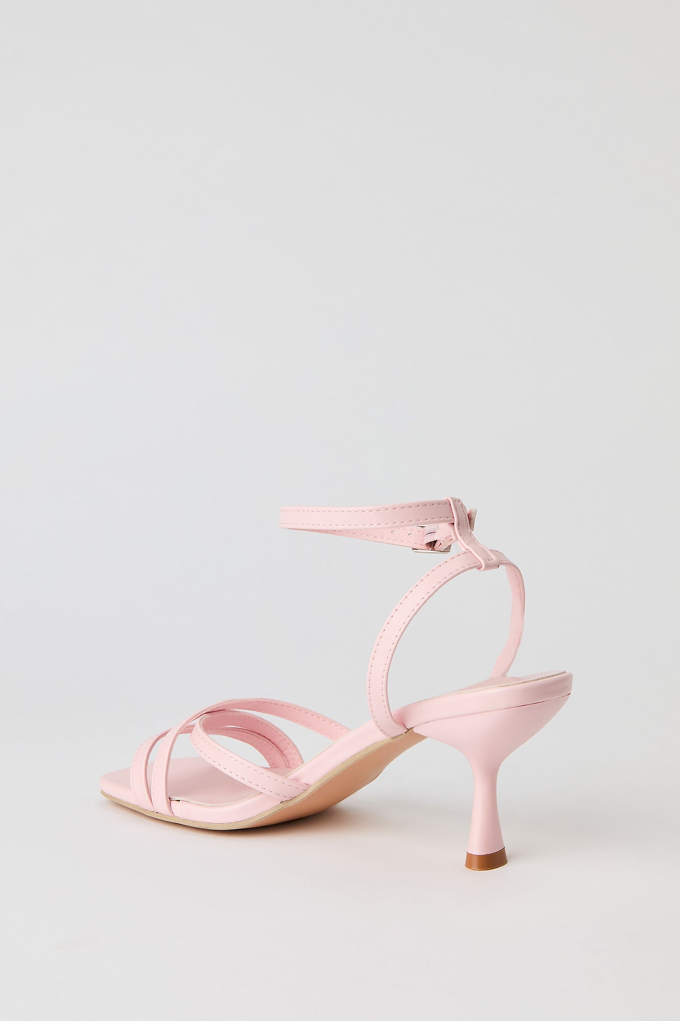 Strappy Ankle Strap Kitten Heel