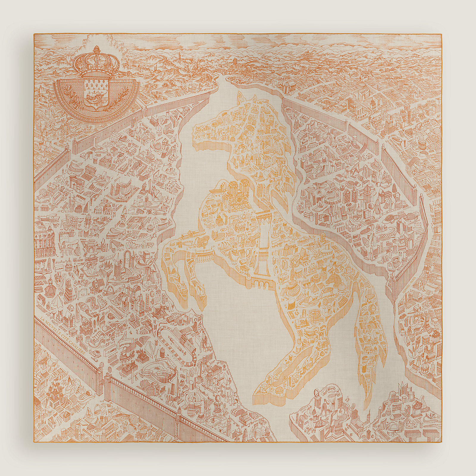 La Nouvelle Cite Cavaliere shawl 140