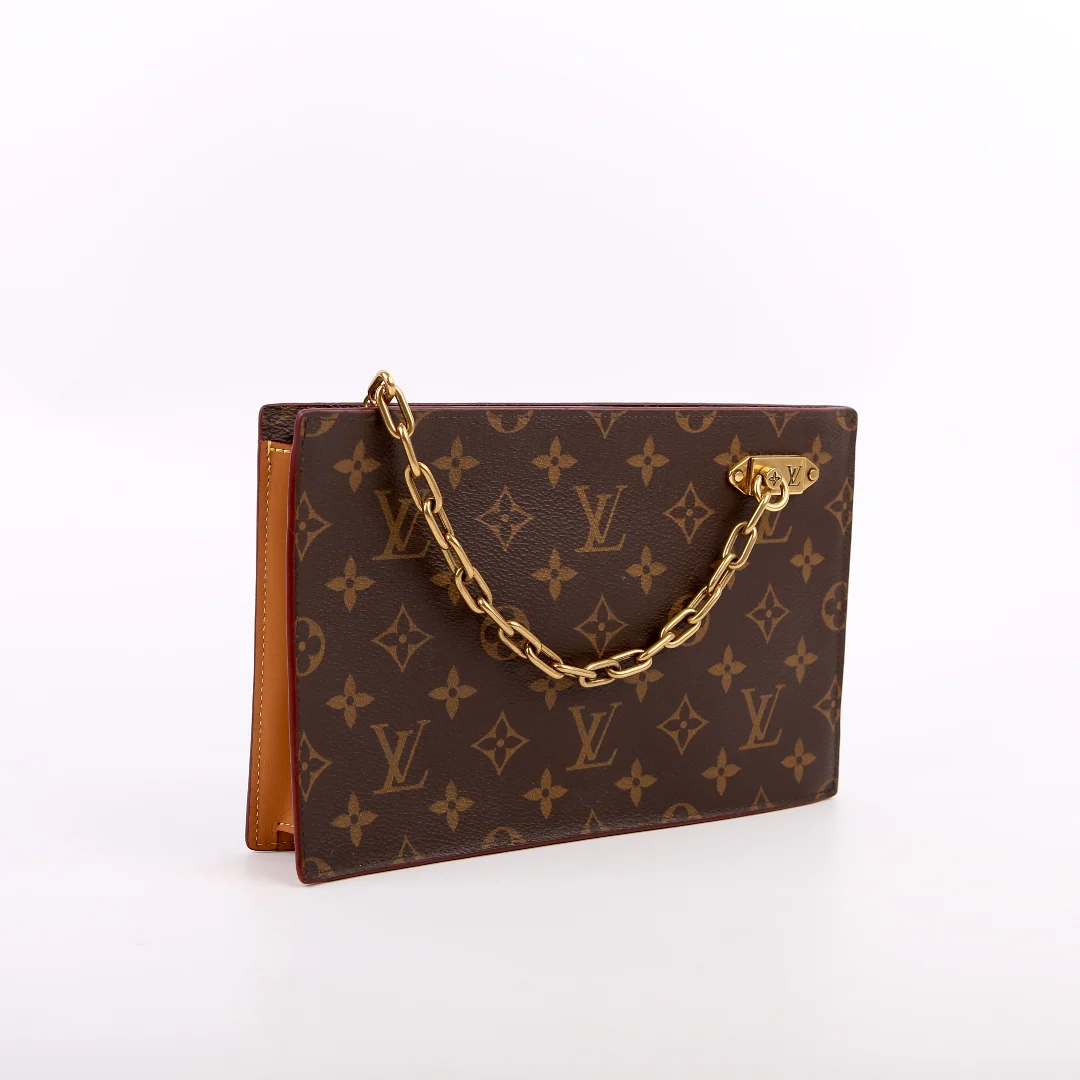 LOUIS VUITTON Legacy Chain Clutch Monogram