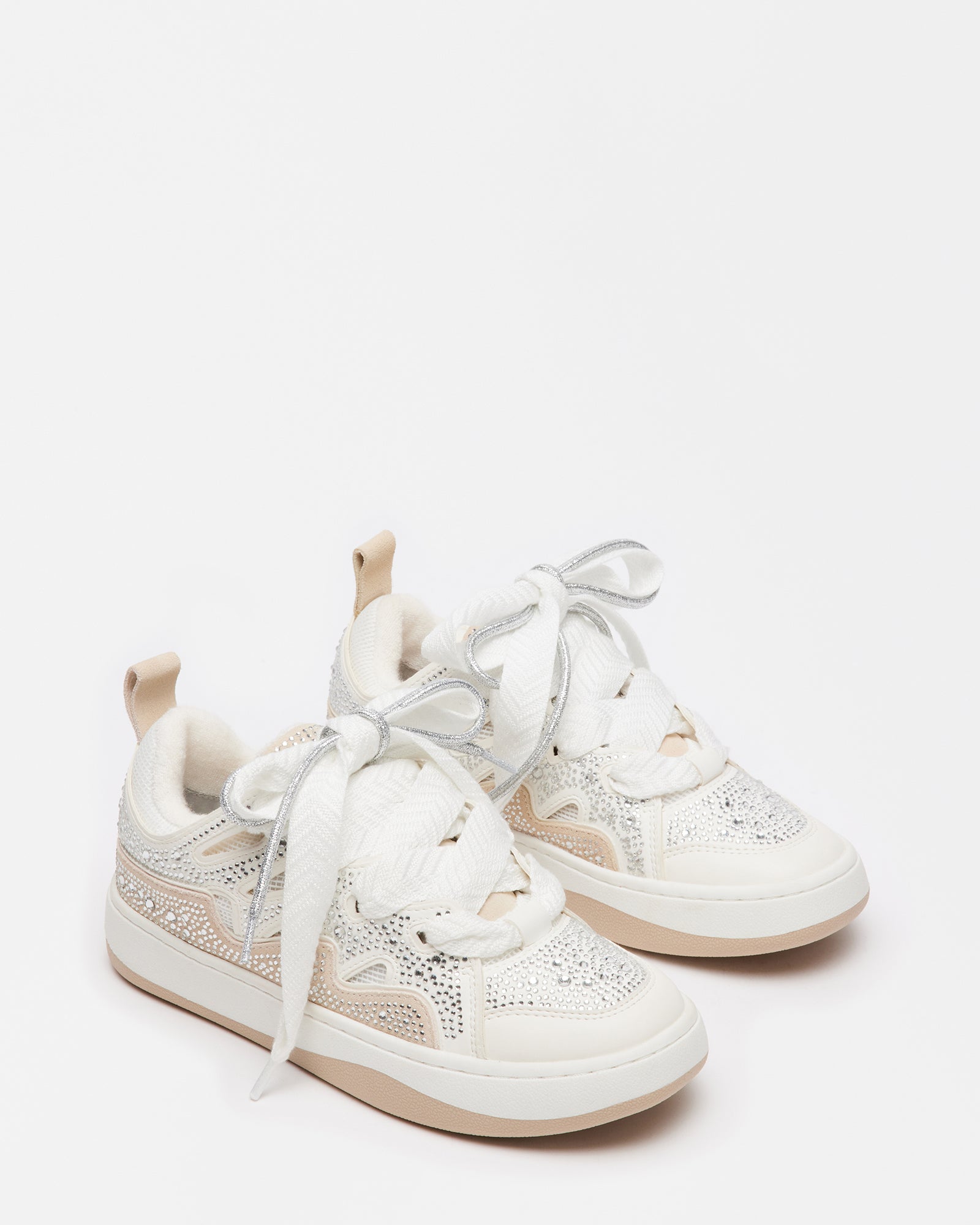 Roaring White Rhinestones