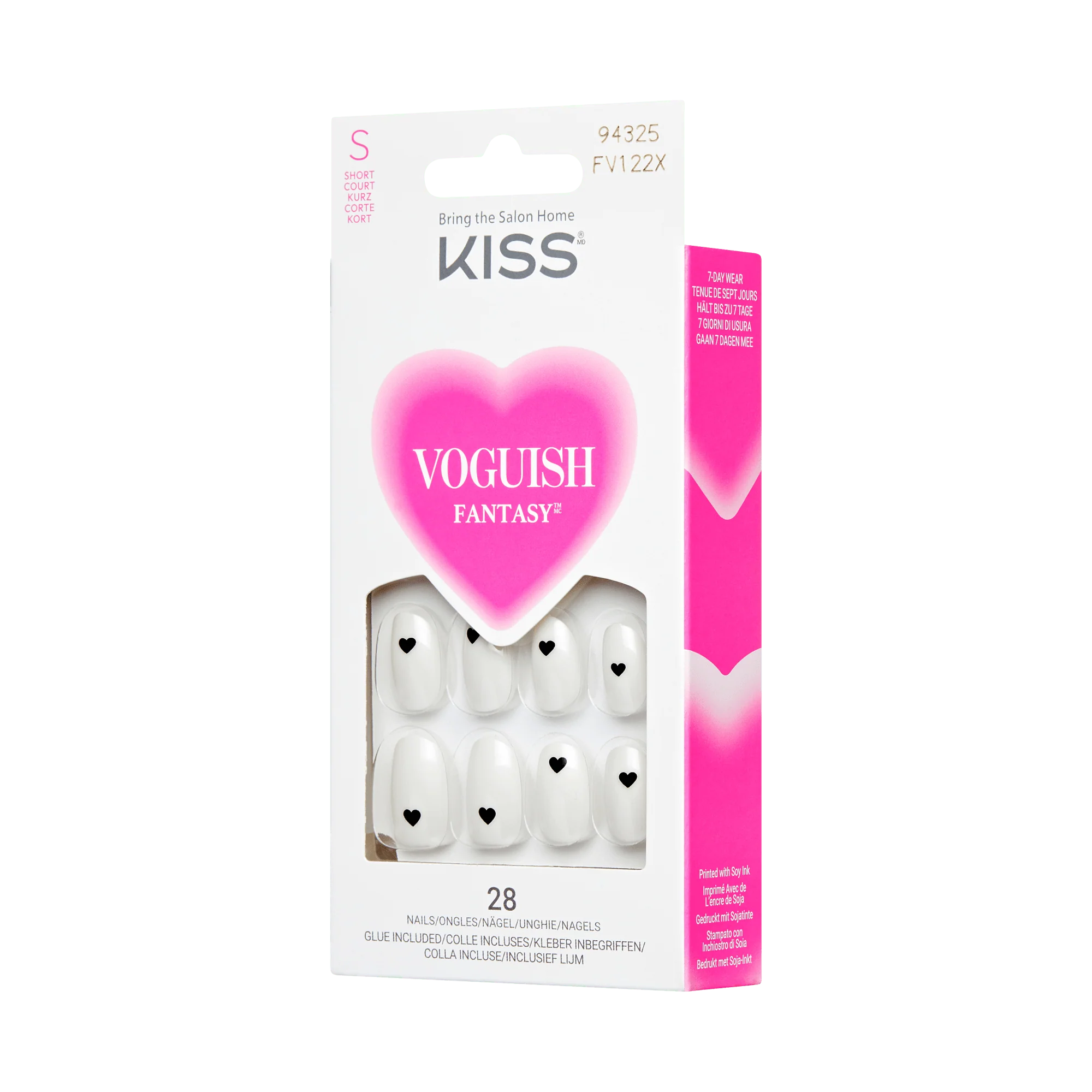 KISS Voguish Fantasy Press On Glue Nails - It's Love