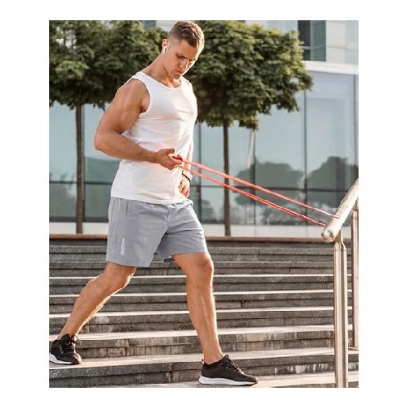 Mens Quick Dry 7 Inch Stretch Athletic Gym Shorts