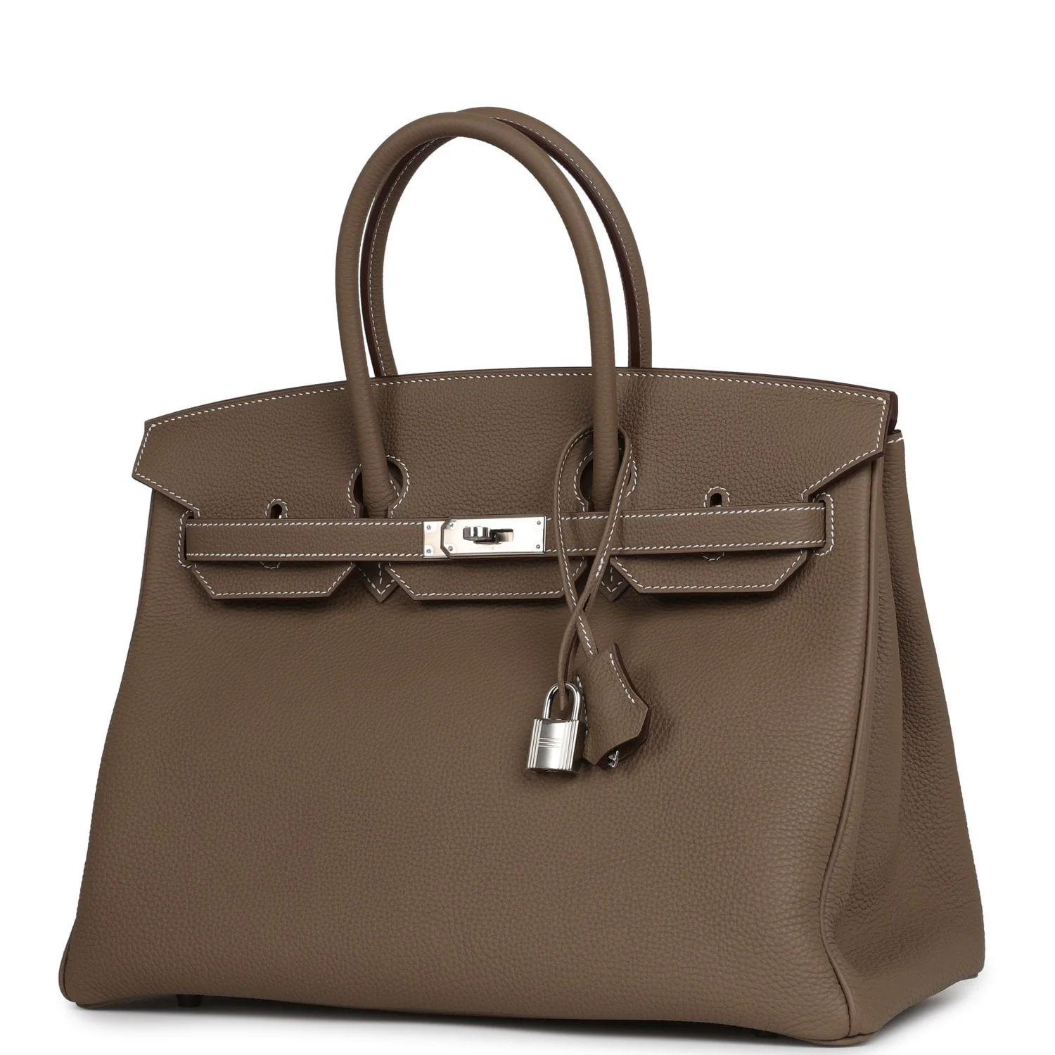 Hermes Birkin 35 Etoupe Togo Palladium Hardware