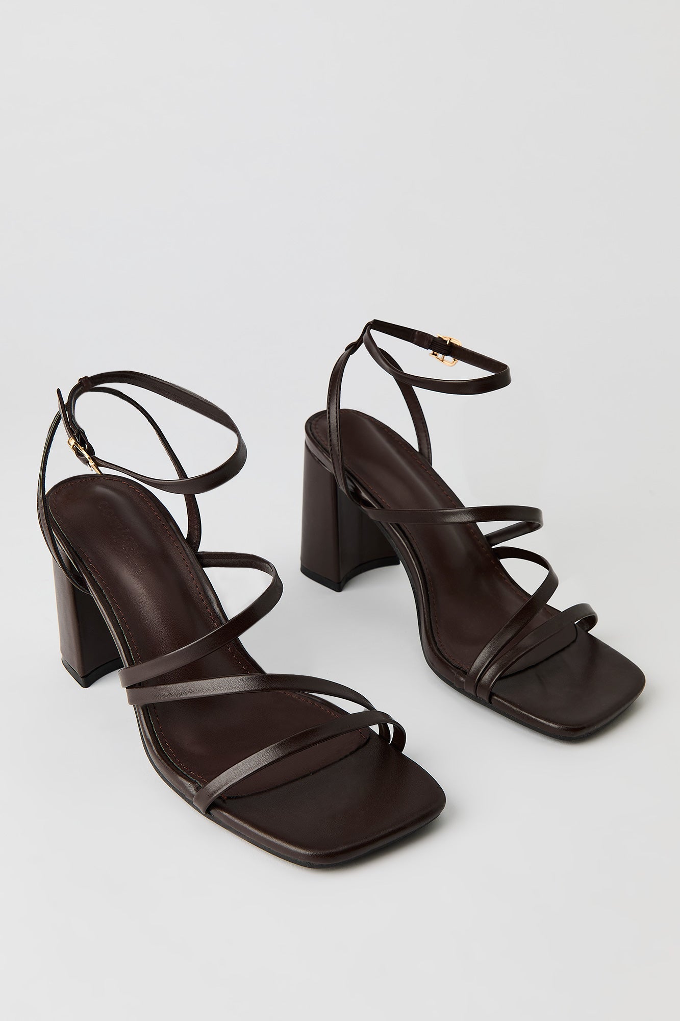 Strappy Ankle Strap Heeled Sandal