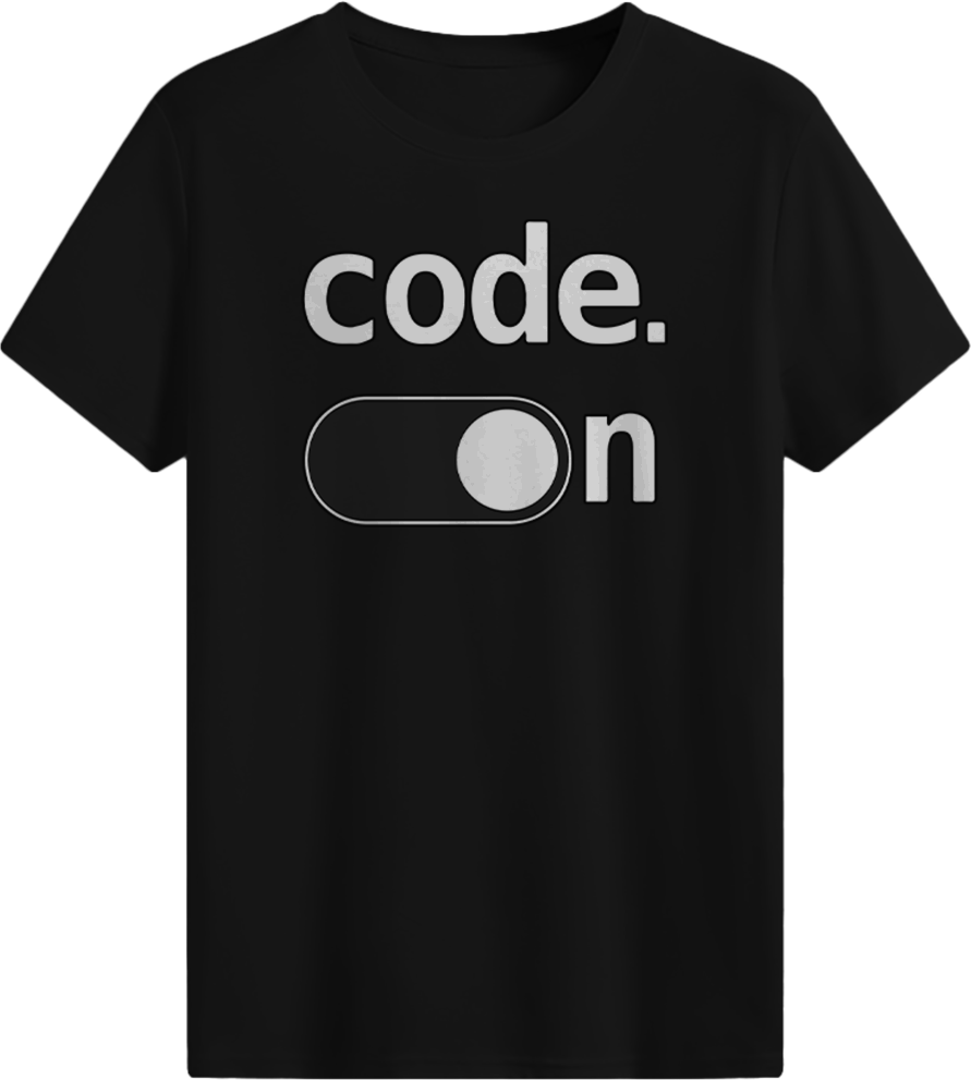 CODE ON T-shirt