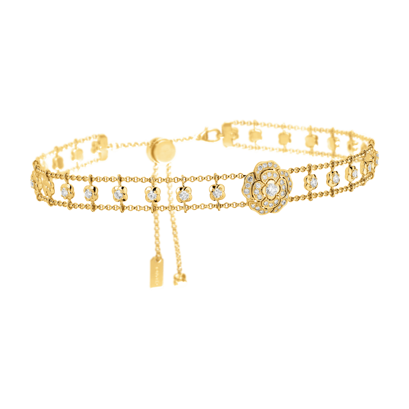 Bouton de Camélia supple choker
