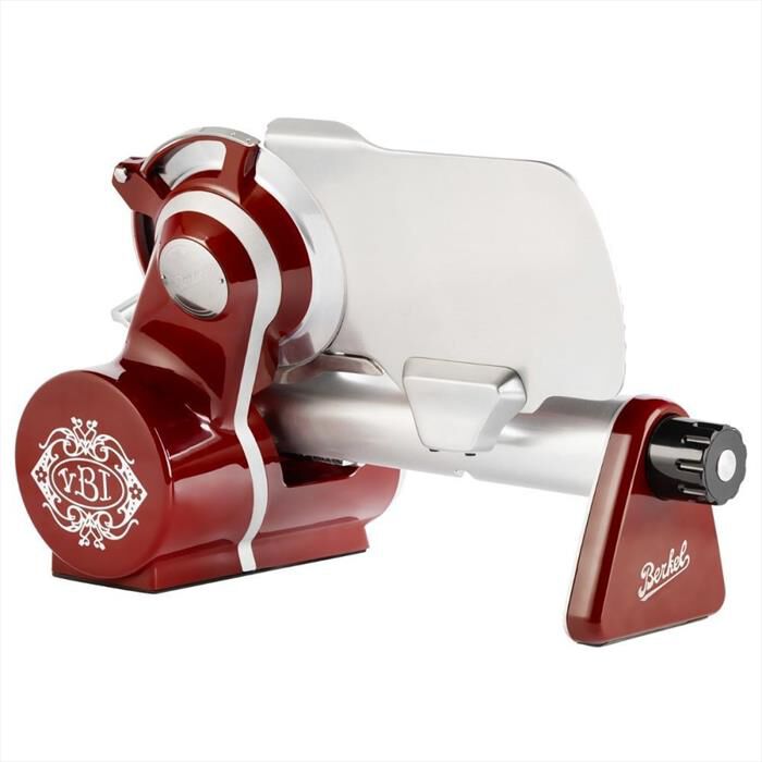 BERKEL - AFFETTATRICE LAMA DIAM.17CM ICON LINE-Rossa/Argento