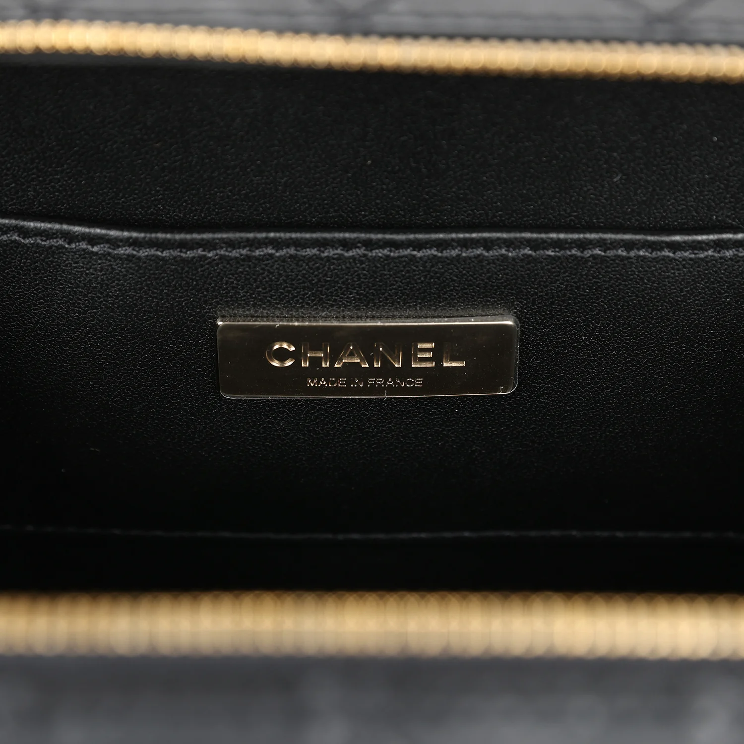 Chanel Coco Click Camera Bag Black Lambskin Light Gold Hardware