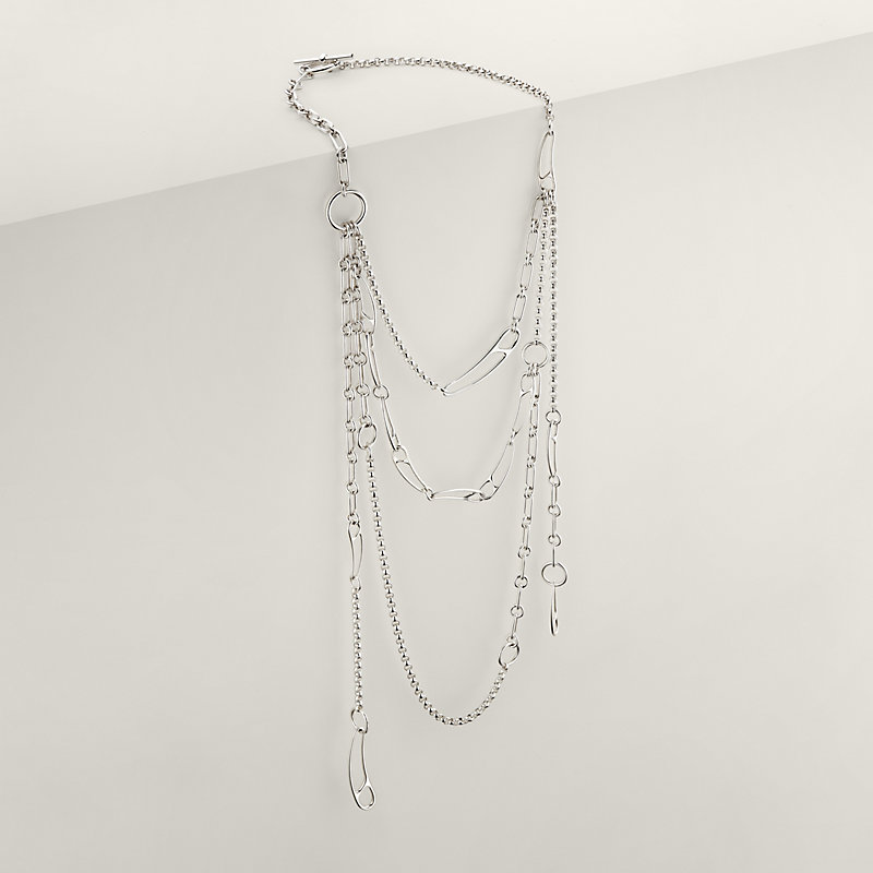 Chaine d'ancre Punk long necklace