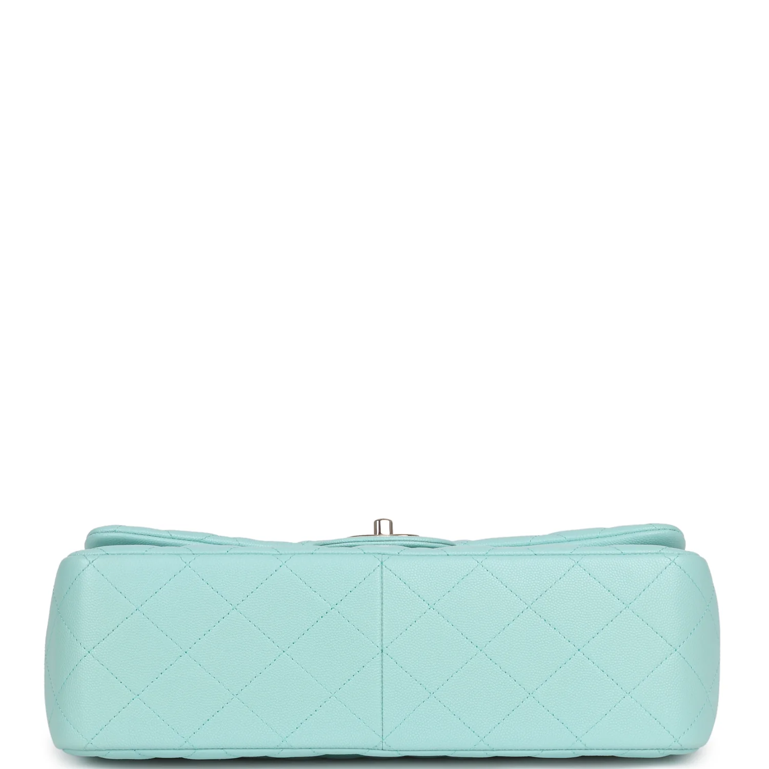 Chanel Jumbo Classic Double Flap Light Blue Caviar Light Gold Hardware