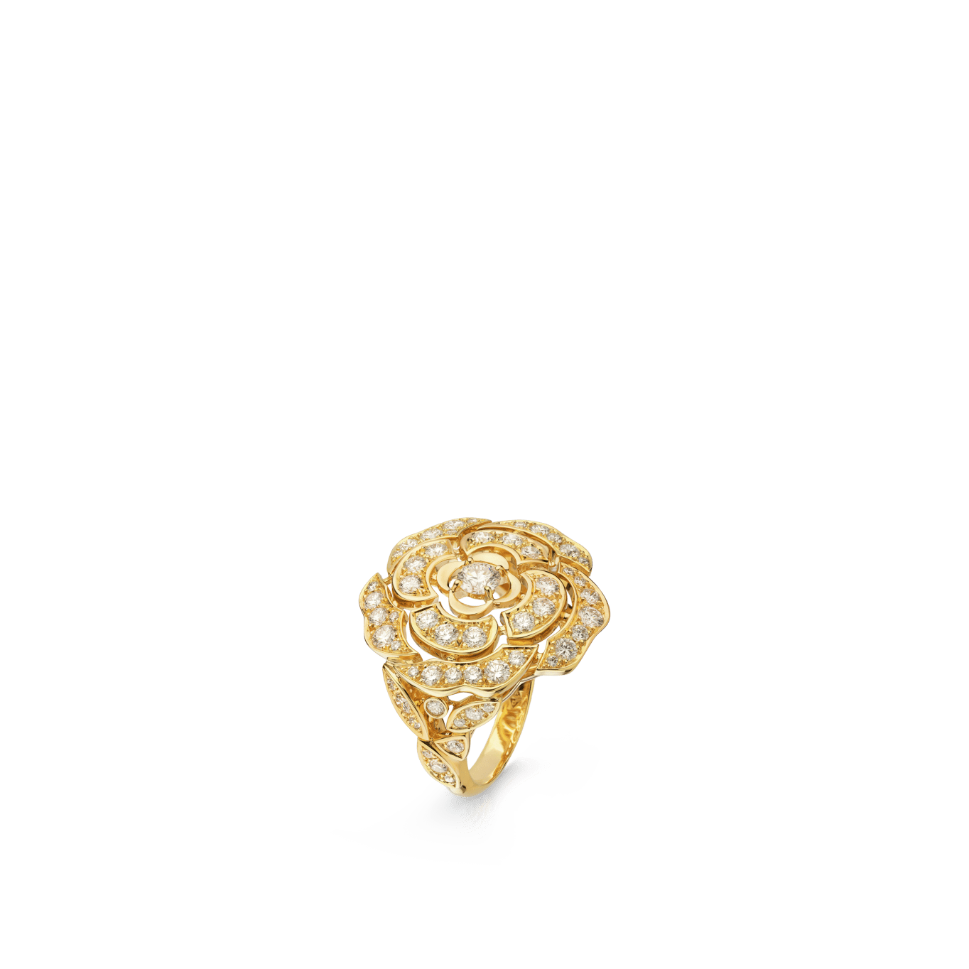 Bouton de Camélia ring