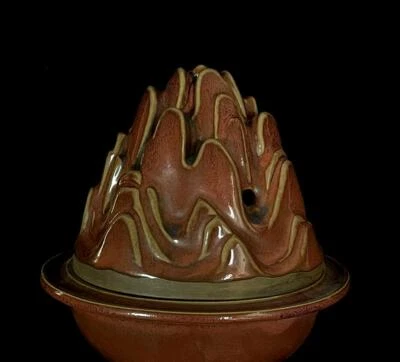 28CM Old Chinese Song Jun Kiln Incense Burner N803