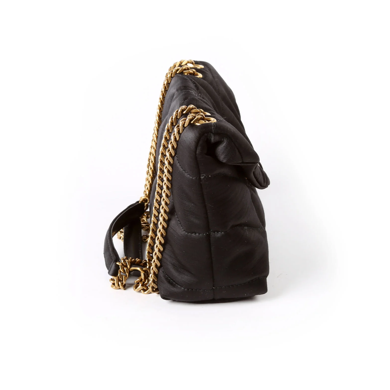 LouLou Toy Puffer Satin 747758 Black