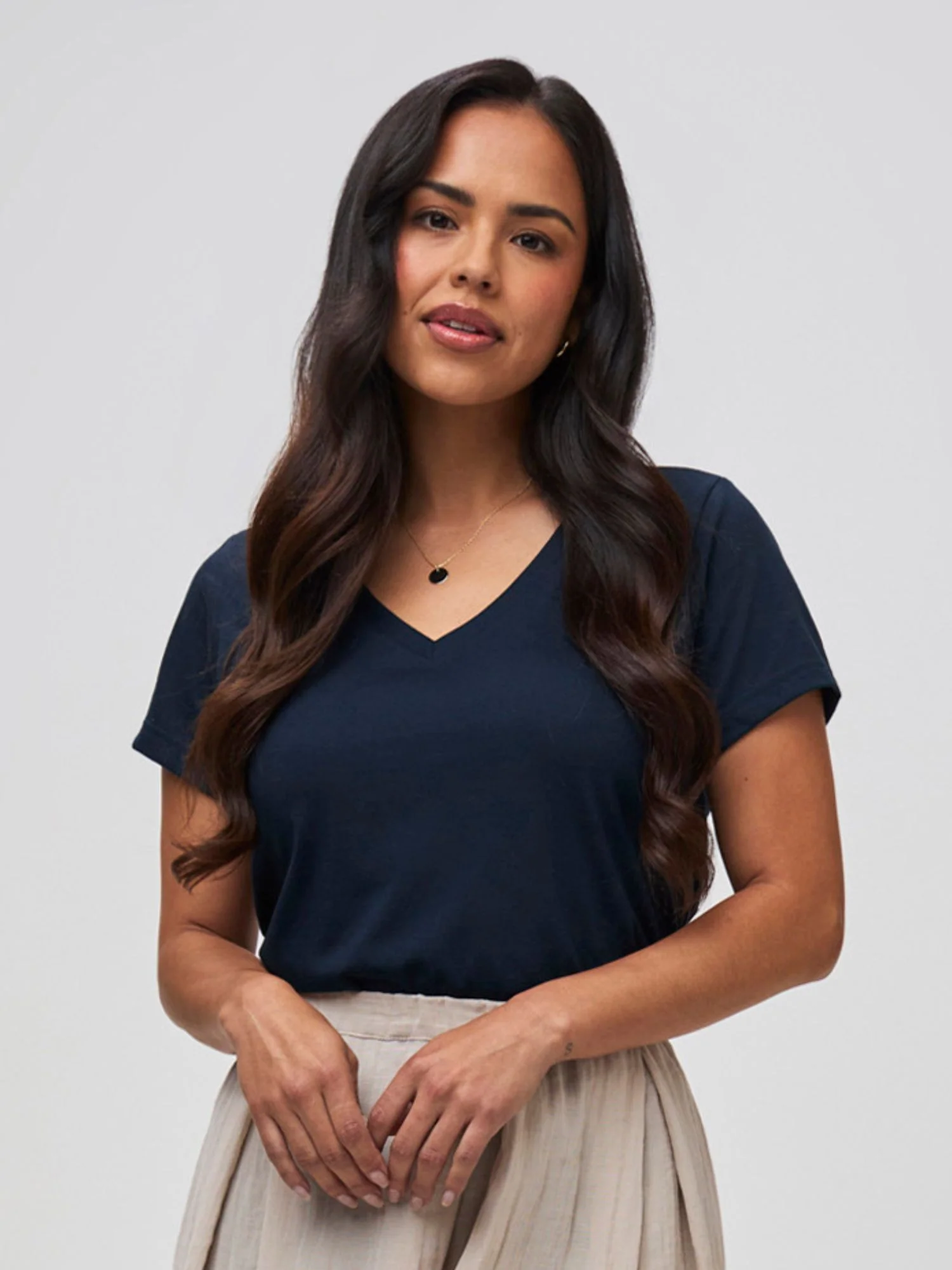 Dark Navy Everyday V-Neck Tee