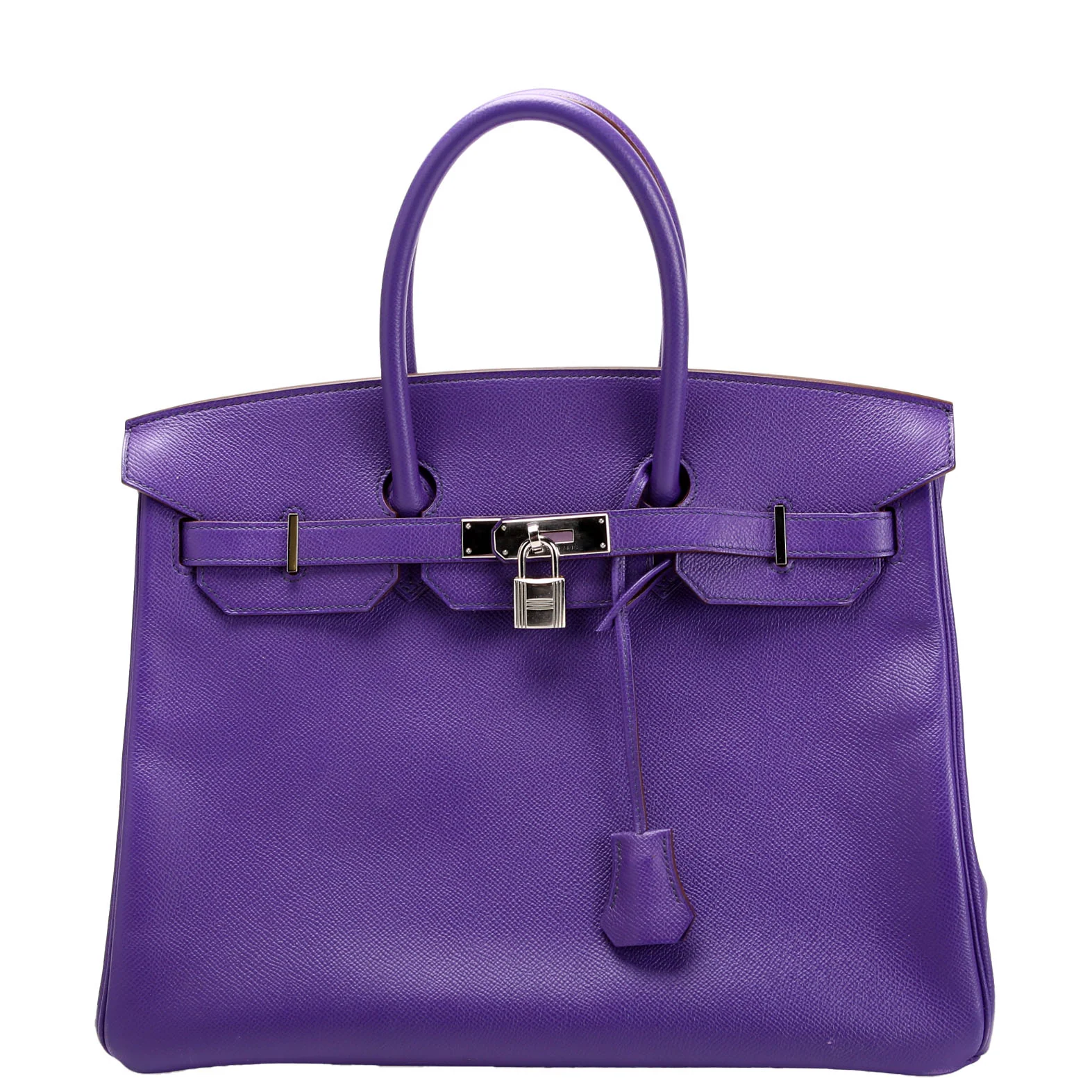HERMÈS Birkin 35 Epsom 2014 Iris/Palladium
