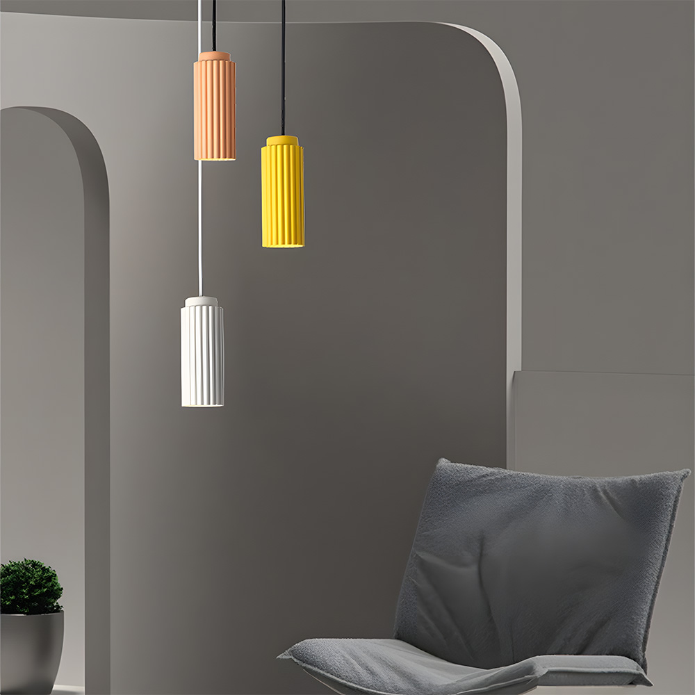 Nordic Single Head Colorful Dining Room Pendant Light