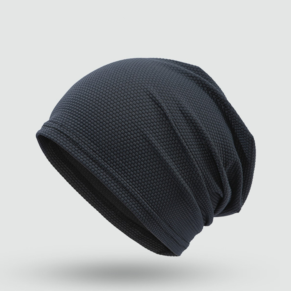 Men's Honeycomb Fabric Sweat-Wicking Breathable Beanie