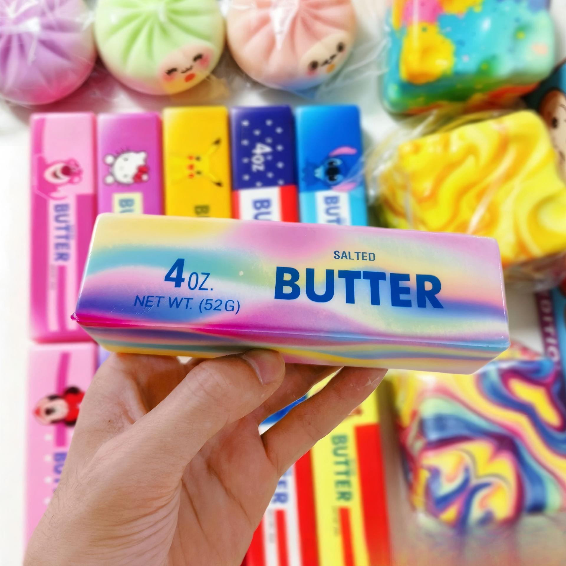 Butter Bar Slow Rising Squishy | Soft Stress Relief Fidget Toy
