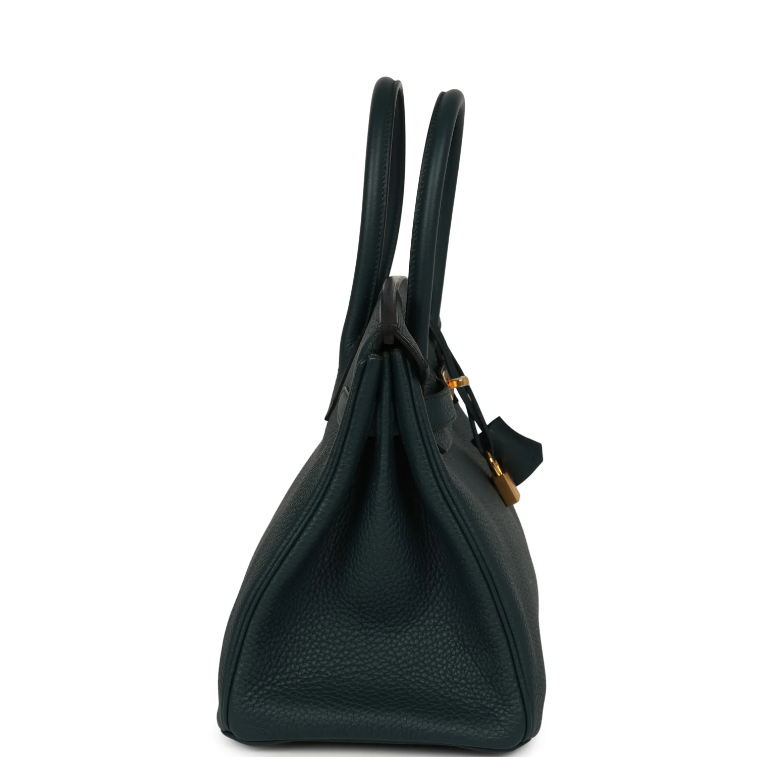 Hermes Birkin 30 Vert Cypress Clemence Gold Hardware