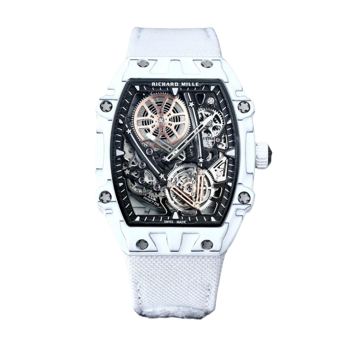 【7A Quality】Richard Mille RM 27-05 Rafael Nadal Super Clone Ultra Lightweight Flying Tourbillon Replica Watch