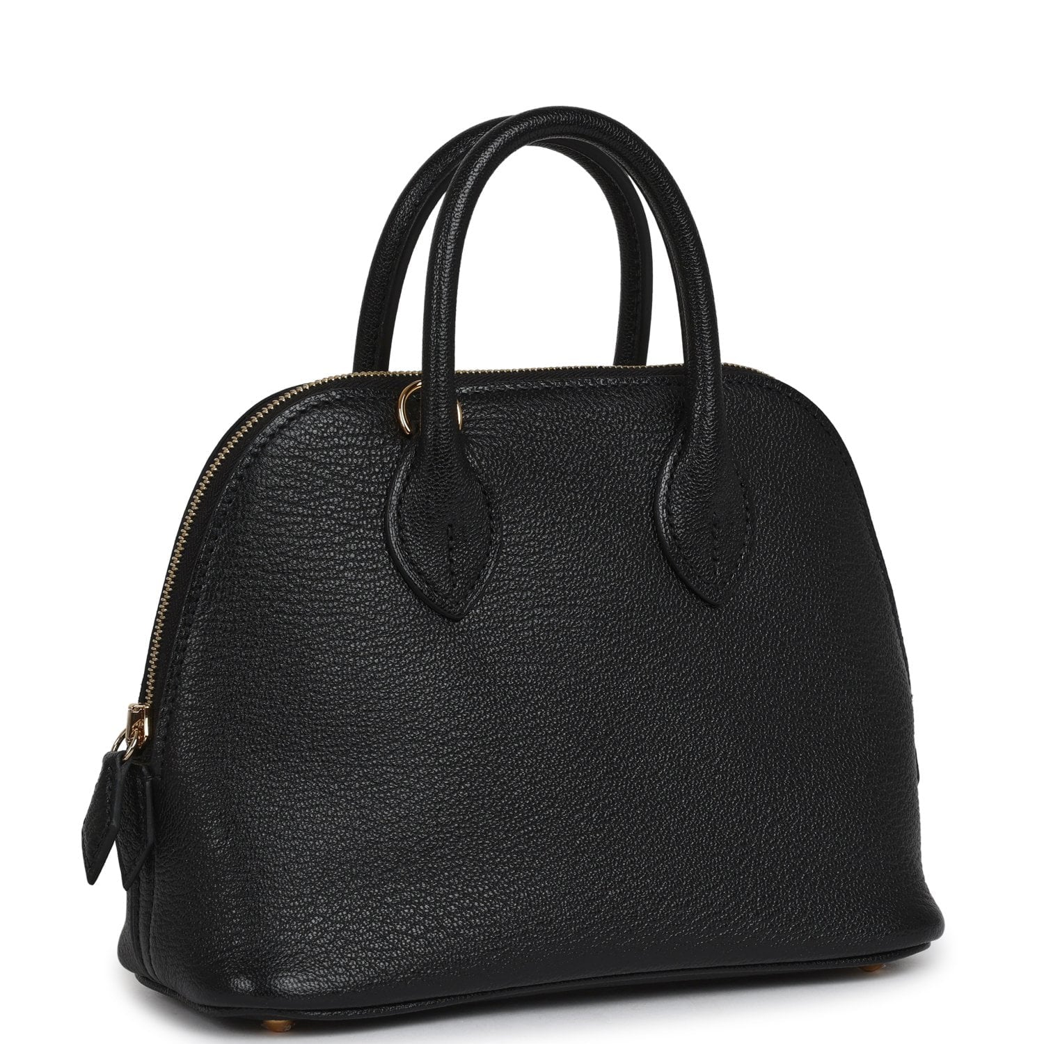 Hermes 1923 Bolide Mini Black Chevre Mysore Gold Hardware