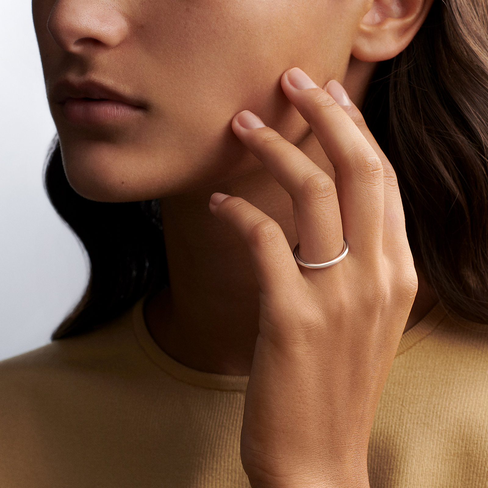 Fil Rond wedding band, large model