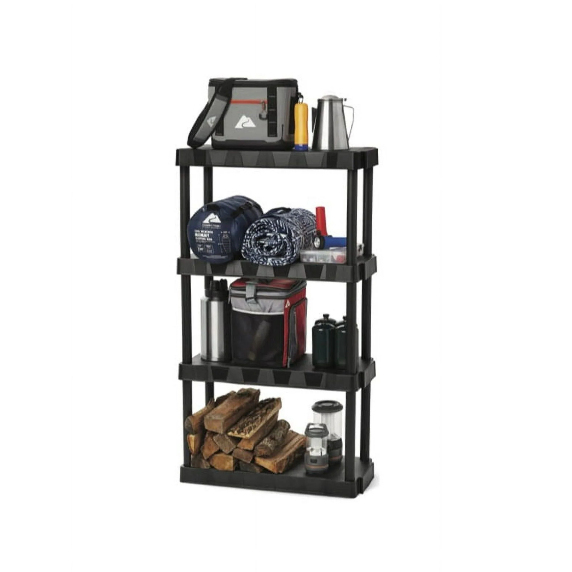 Black Plastic 4-Tier 56.2