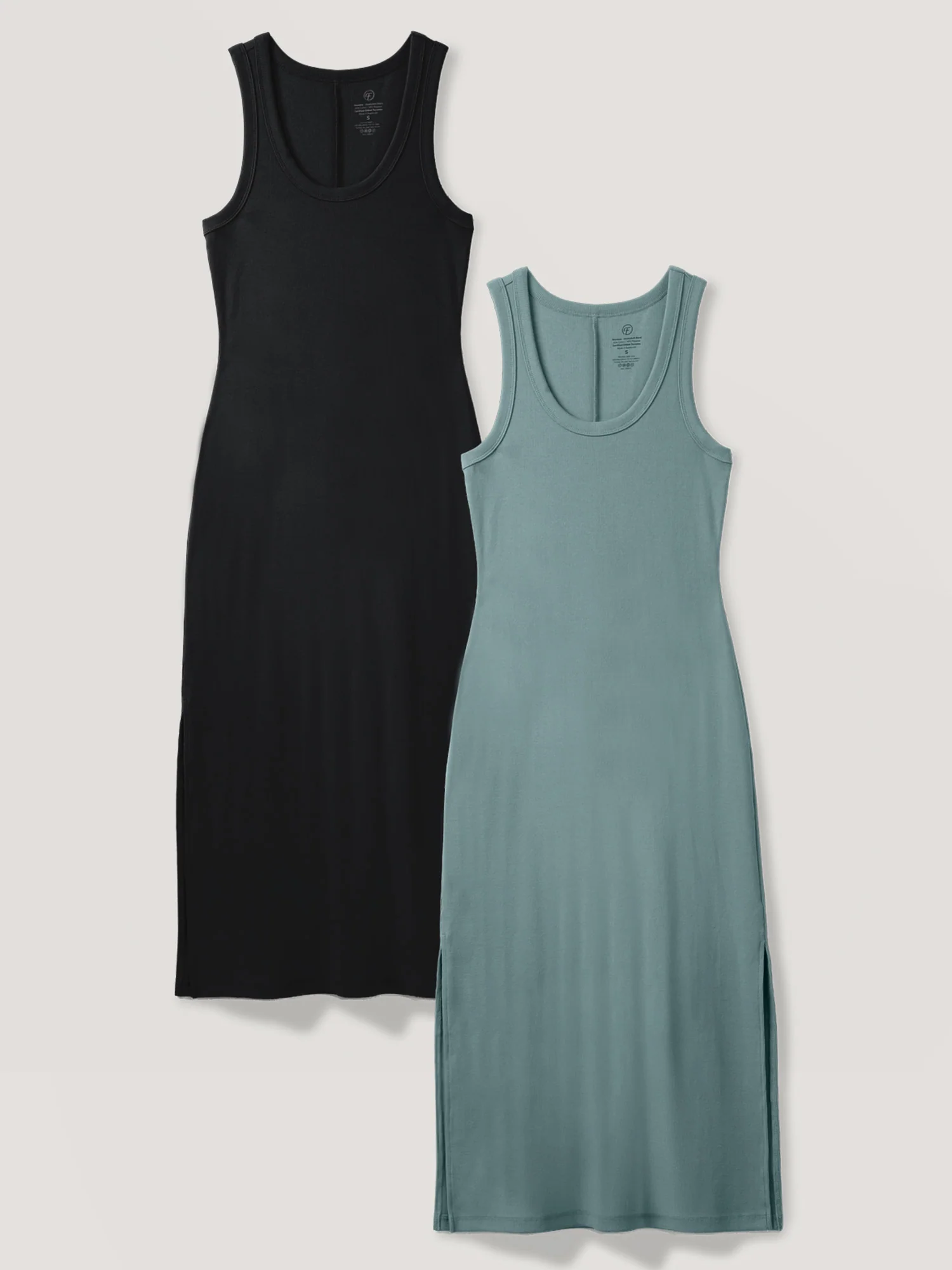 Ribbed Tank Dress Foundation 2-Pack