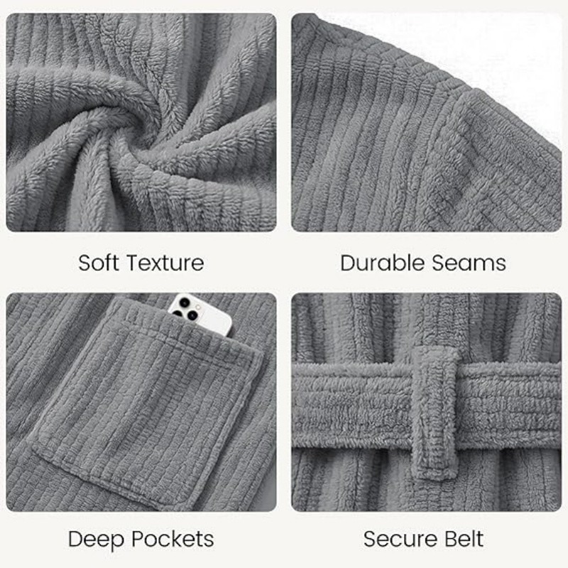 Men's Bathrobes with Hood