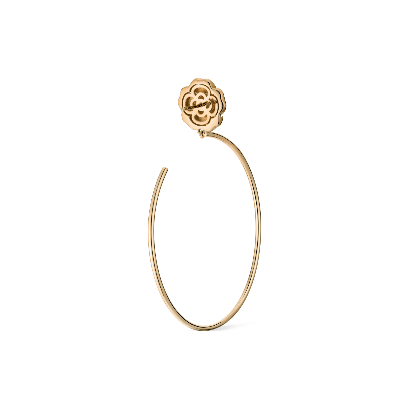 Extrait de Camélia hoop earrings