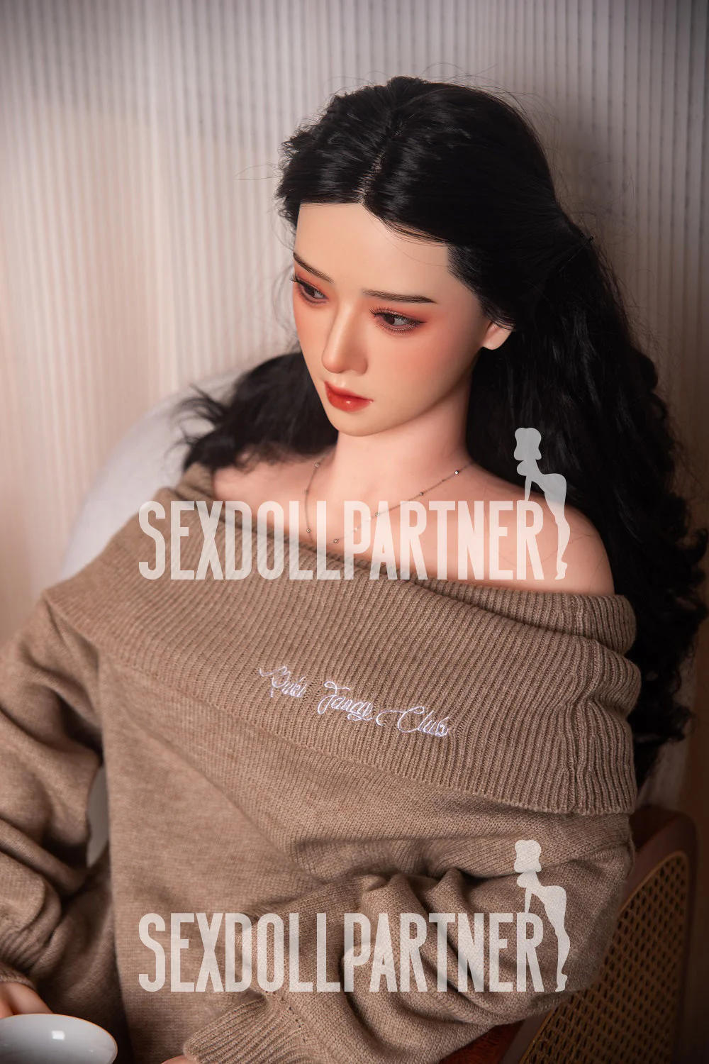 US Stock - RIDMII Muncey 5ft34/ 163cm Unique Design App-Controlled Silicone Head + TPE Body Asian Cute Love Sex Doll