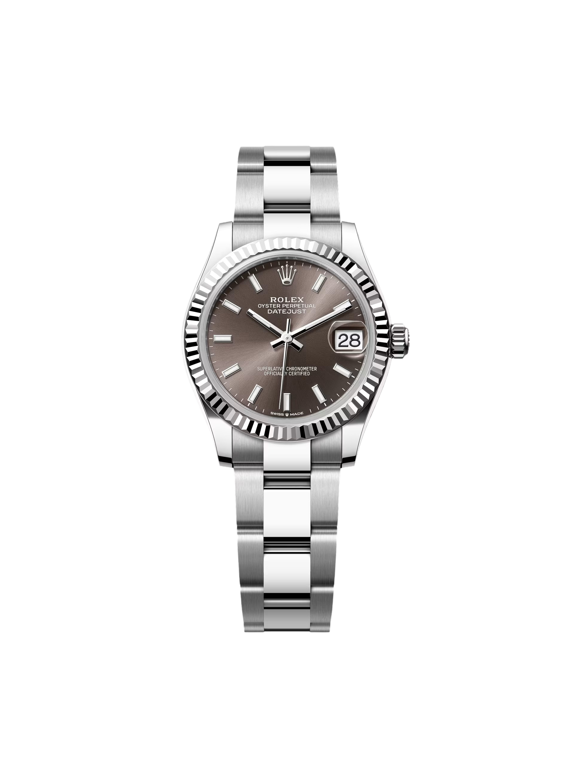 RLX Datejust m278274-0015/0016 Dark Grey Dial 31mm Oyster Bracelet