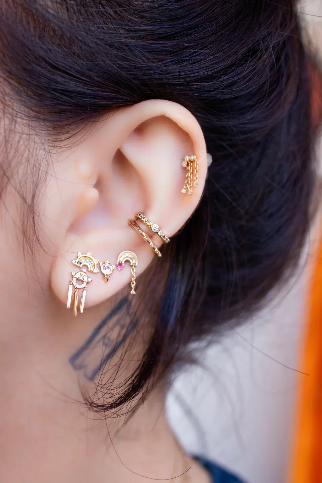 Majestic Rainbow Stud