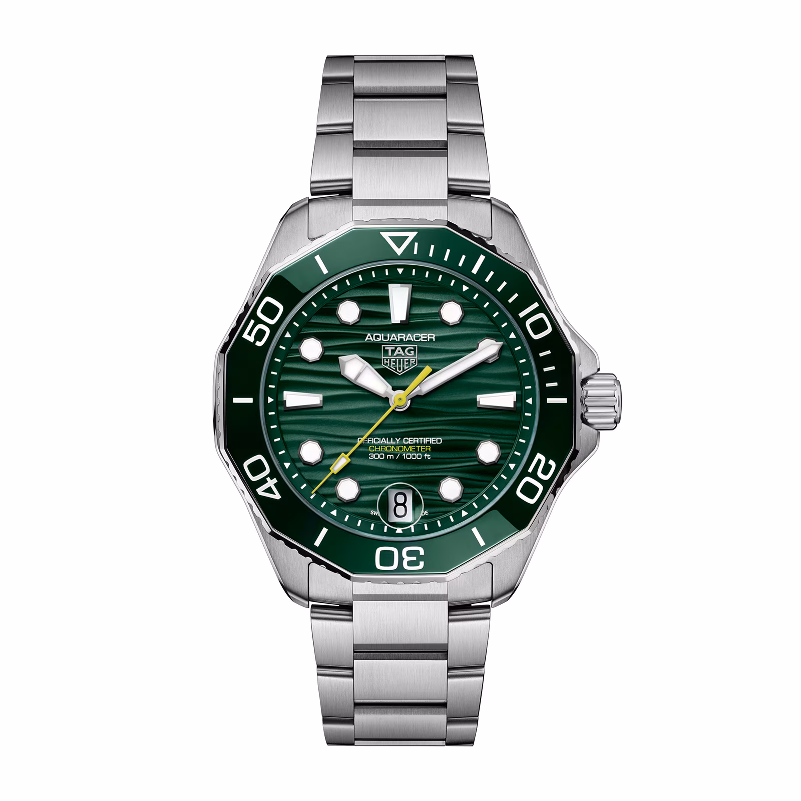 【7A Quality】TAG Heuer Aquaracer Professional 300 Date 42mm Mens Watch Green WBP5116.BA0013