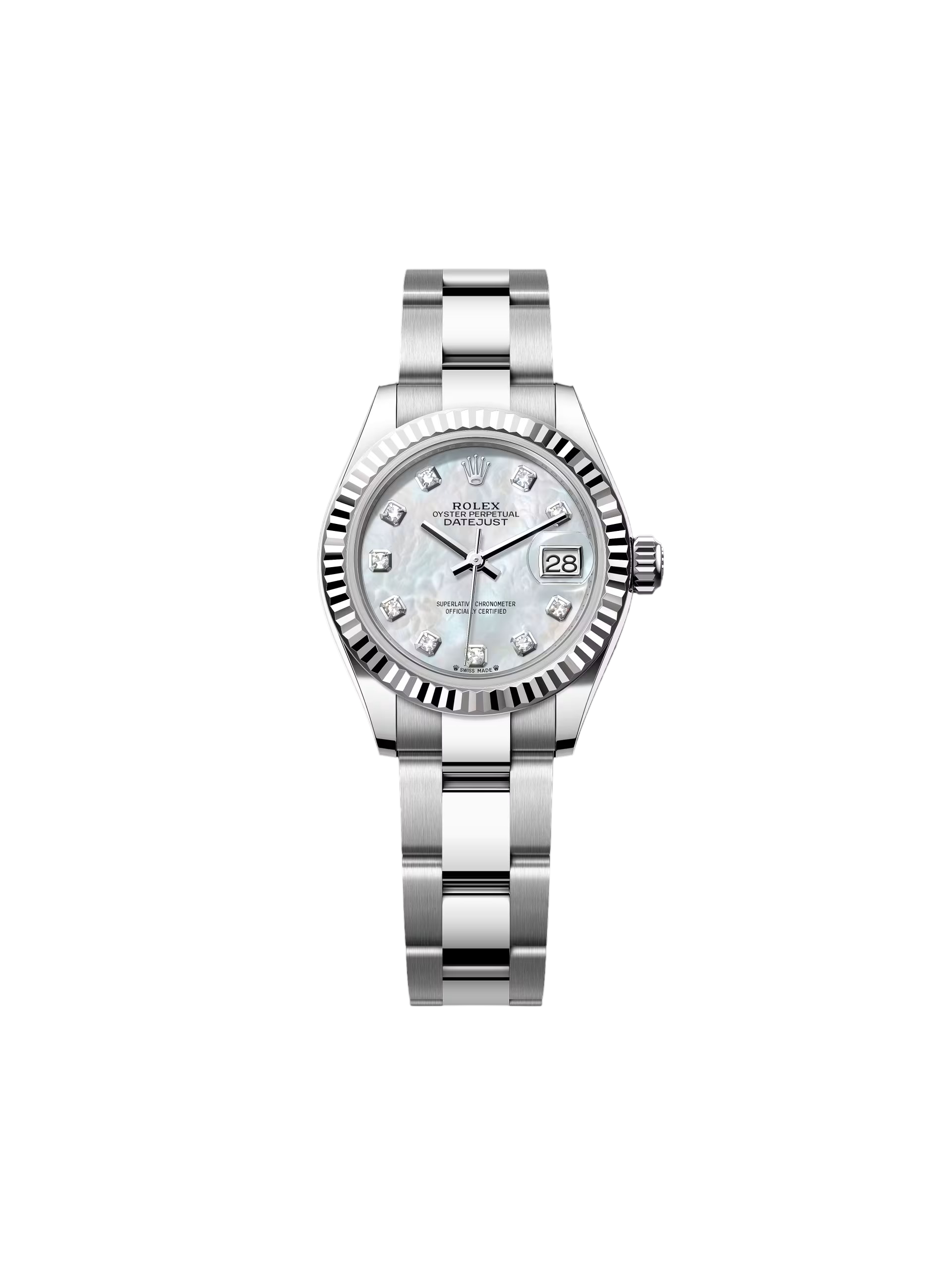 RLX Lady-Datejust 31mm 279174 Mother Of Pearl Diamond Dial Oyster Bracelet