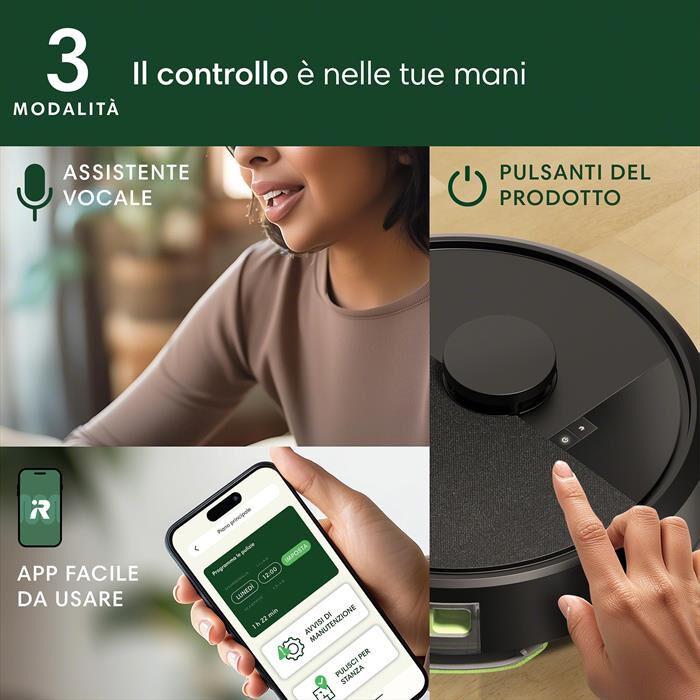 iROBOT - Aspirapolvere robot Roomba 105 auto empty