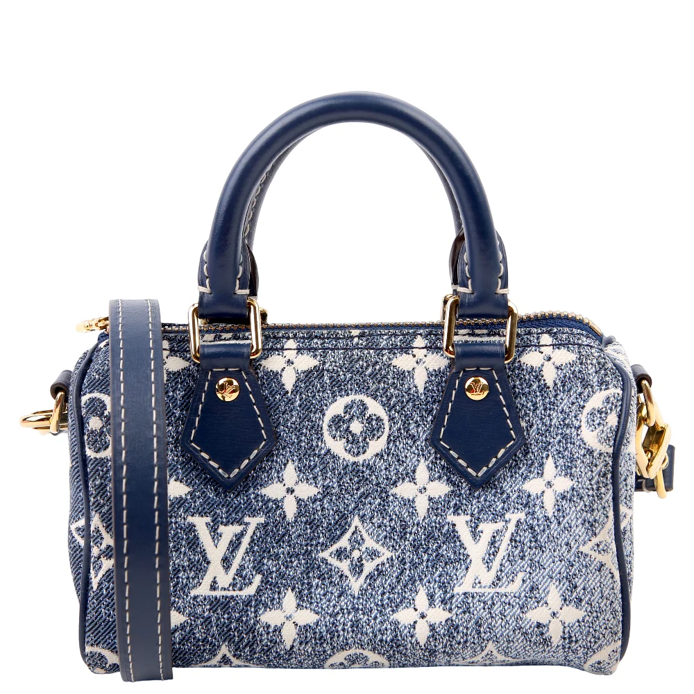 LOUIS VUITTON Speedy Nano Denim