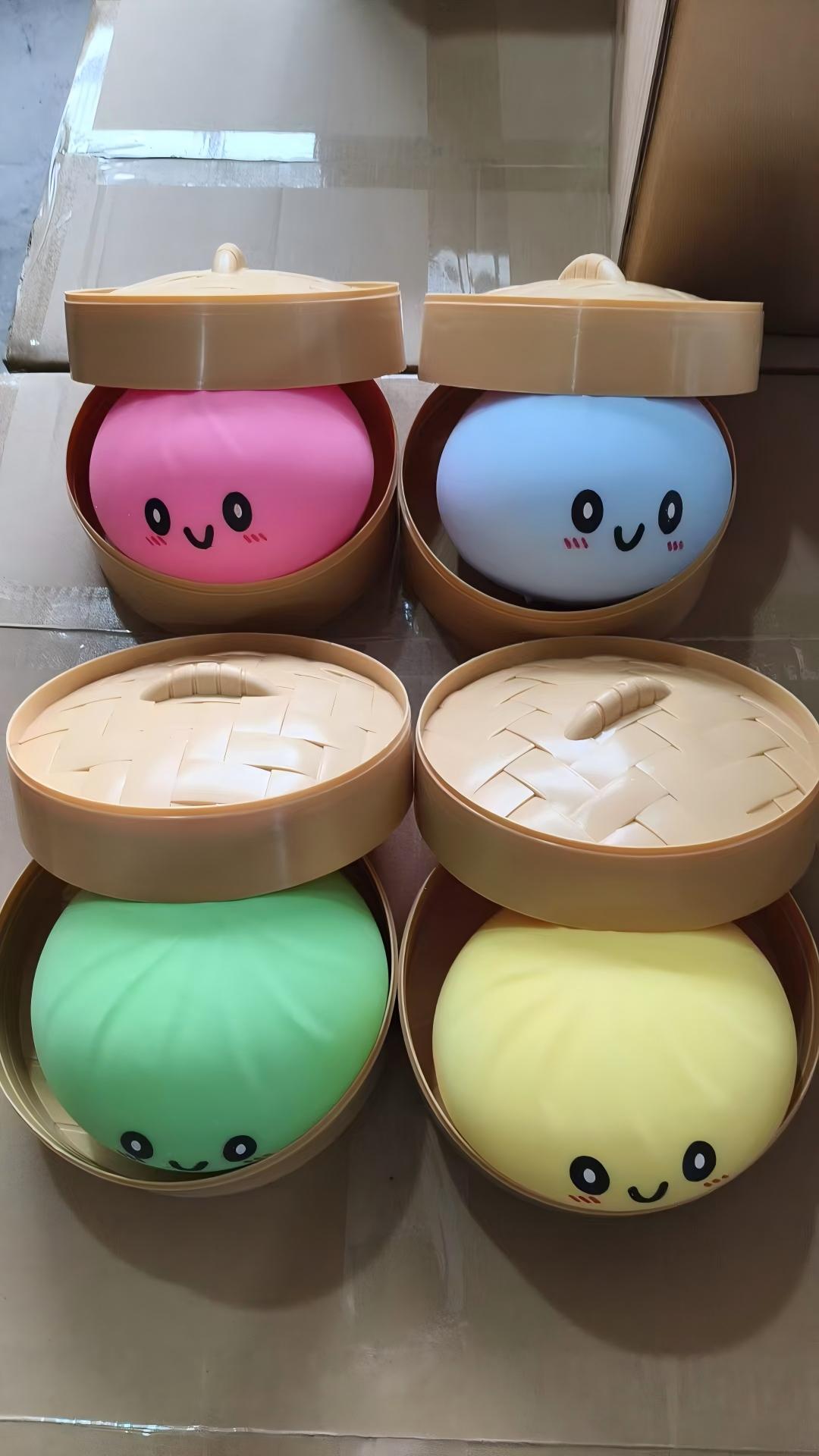 Big Flour Dumpling Squishy, Slow Rising Fidget Toy